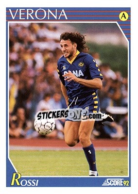 Sticker Ezio Rossi - Italian League 1992 - Score