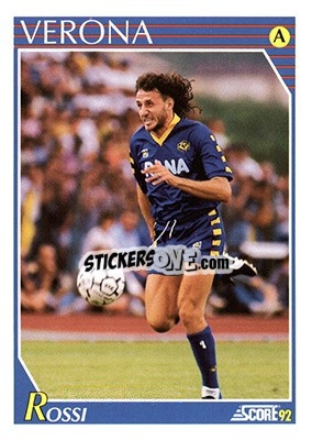 Sticker Ezio Rossi - Italian League 1992 n. 259 - Score