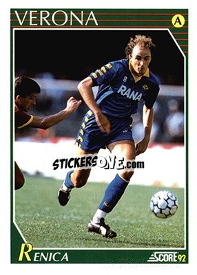 Sticker Alessandro Renica - Italian League 1992 n. 261 - Score