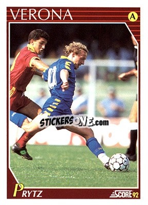 Sticker Robert Prytz - Italian League 1992 n. 263 - Score