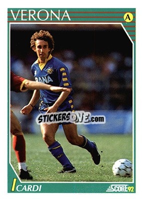 Sticker Andrea Icardi - Italian League 1992 - Score
