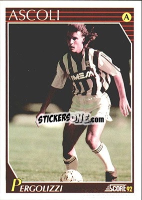 Cromo Rosario Pergolizzi - Italian League 1992 n. 3 - Score