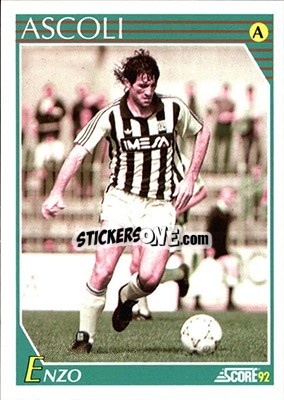 Sticker Giorgio Enzo - Italian League 1992 n. 4 - Score