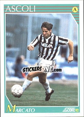 Cromo Luca Marcato - Italian League 1992 - Score