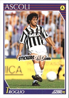 Sticker Pedro Antonio Troglio - Italian League 1992 n. 8 - Score