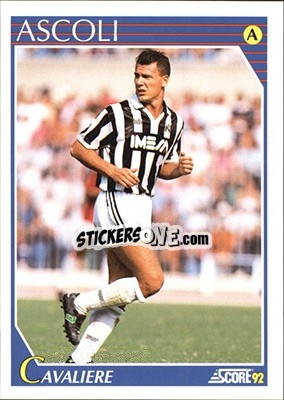 Sticker Giancarlo Cavaliere - Italian League 1992 - Score
