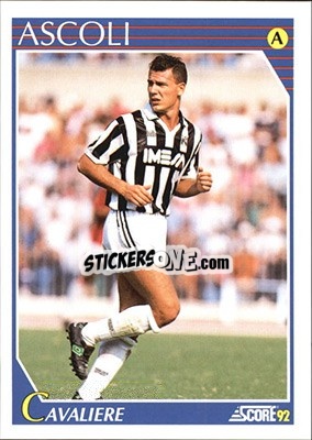 Cromo Giancarlo Cavaliere - Italian League 1992 n. 14 - Score