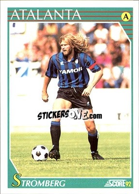 Cromo Glenn Peter Stromberg - Italian League 1992 - Score