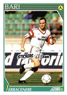 Cromo Angelo Terracenere - Italian League 1992 - Score