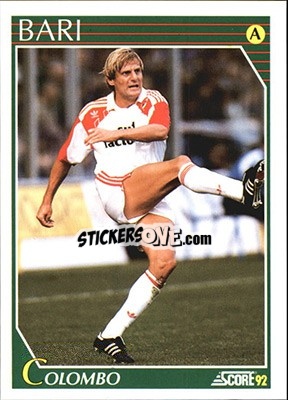 Sticker Angelo Colombo - Italian League 1992 n. 44 - Score