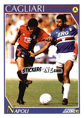 Cromo Nicolo Napoli - Italian League 1992 - Score