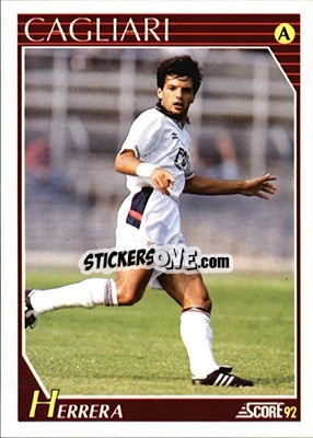 Cromo Jose Oscar Herrara - Italian League 1992 - Score