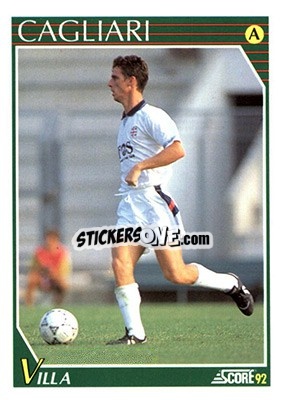 Sticker Matteo Villa - Italian League 1992 - Score