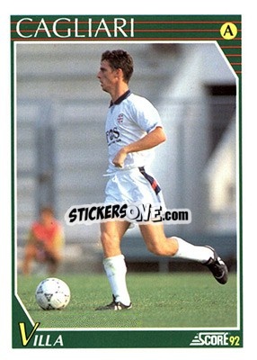 Sticker Matteo Villa - Italian League 1992 n. 50 - Score