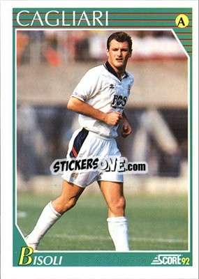 Sticker Pier Paolo Bisoli UER - Italian League 1992 n. 52 - Score