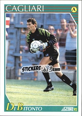 Figurina Nicola Di Bitonto - Italian League 1992 n. 57 - Score