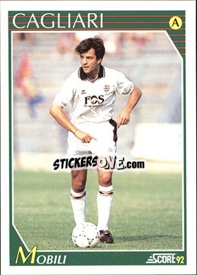 Sticker Stefano Mobili - Italian League 1992 n. 58 - Score
