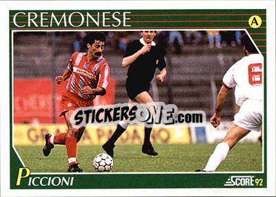 Sticker Enrico Piccioni - Italian League 1992 - Score