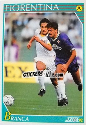 Cromo Marco Branca - Italian League 1992 - Score