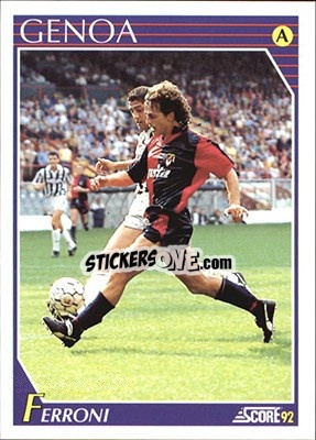 Sticker Armando Ferroni - Italian League 1992 - Score
