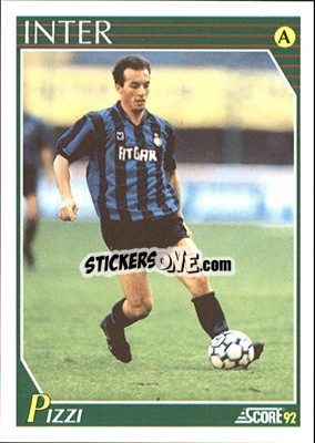 Cromo Fausto Pizzi - Italian League 1992 - Score
