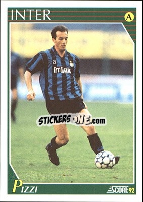 Sticker Fausto Pizzi - Italian League 1992 n. 134 - Score