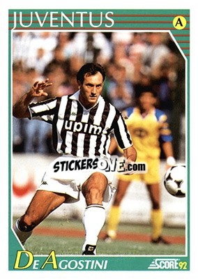 Figurina Luigi De Agostini - Italian League 1992 n. 138 - Score