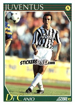 Sticker Paolo Di Canio - Italian League 1992 n. 142 - Score