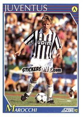 Sticker Giancarlo Marocchi - Italian League 1992 - Score
