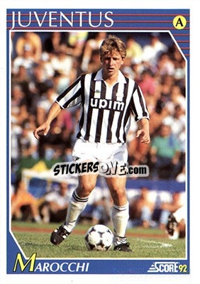 Sticker Giancarlo Marocchi - Italian League 1992 n. 143 - Score
