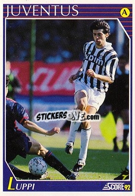Sticker Gianluca Luppi - Italian League 1992 - Score