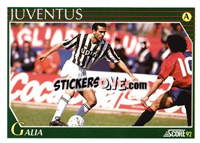 Sticker Roberto Galia - Italian League 1992 n. 149 - Score