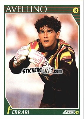 Sticker Marco Ferrari - Italian League 1992 - Score