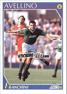 Figurina Gianluca Franchini - Italian League 1992 - Score