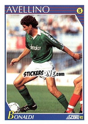Sticker Enio Bonaldi UER - Italian League 1992 - Score