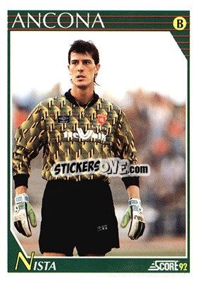 Sticker Alessandro Nista - Italian League 1992 n. 275 - Score