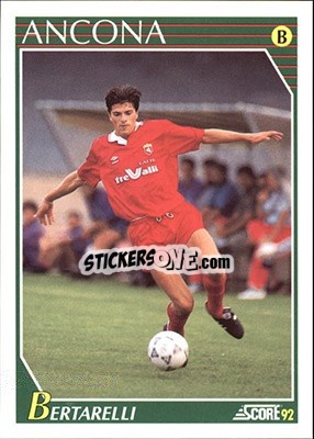 Sticker Mauro Bertarelli - Italian League 1992 n. 278 - Score