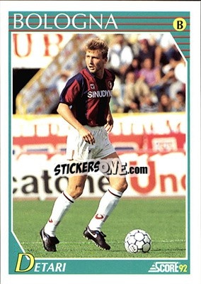 Figurina Lajos Detari - Italian League 1992 n. 281 - Score