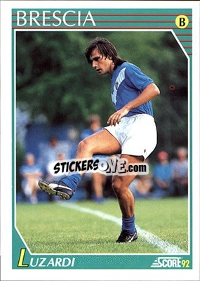 Cromo Luca Luzardi - Italian League 1992 - Score