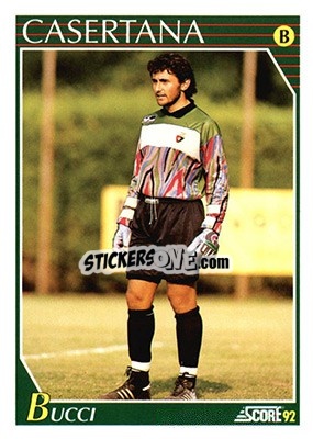 Sticker Luca Bucci - Italian League 1992 n. 287 - Score