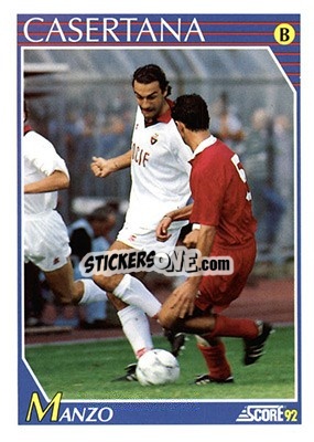 Cromo Andrea Manzo - Italian League 1992 - Score