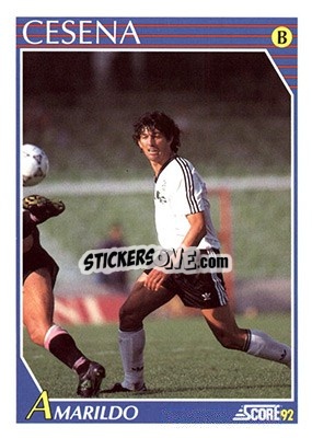 Sticker Amarildo Souza Do Amaral - Italian League 1992 - Score