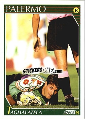 Cromo Giuseppe Taglialatela - Italian League 1992 - Score