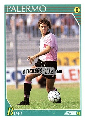 Cromo Roberto Biffi - Italian League 1992 - Score