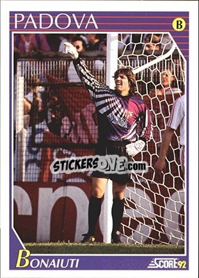 Sticker Adriano Bonaiuti - Italian League 1992 - Score