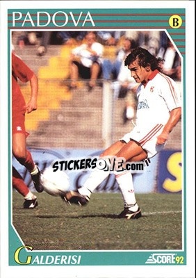 Sticker Giuseppe Galderisi - Italian League 1992 n. 322 - Score