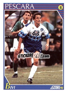 Sticker Edi Vivi - Italian League 1992 - Score