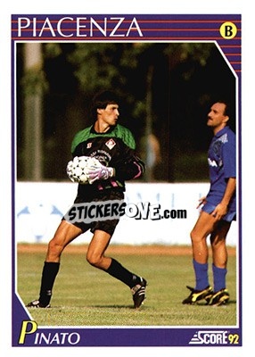 Sticker Davide Pinato - Italian League 1992 n. 327 - Score