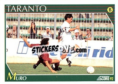 Sticker Ciro Muro - Italian League 1992 n. 341 - Score