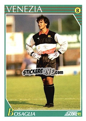 Sticker Pierantonio Bosaglia - Italian League 1992 - Score